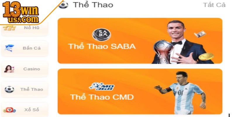 Thể thao là bộ môn giải trí vô cùng hấp dẫn tại nền tảng 13Win