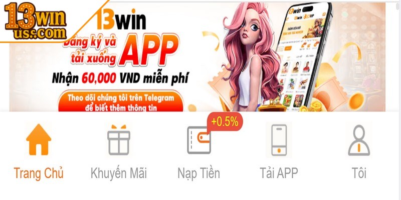Thành viên cần xác minh danh tính trên 13Win mới có thể rút tiền