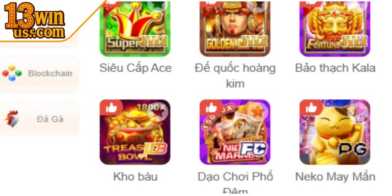 Kho sản phẩm 13Win đa dạng và chất lượng cao cho anh em bet thủ